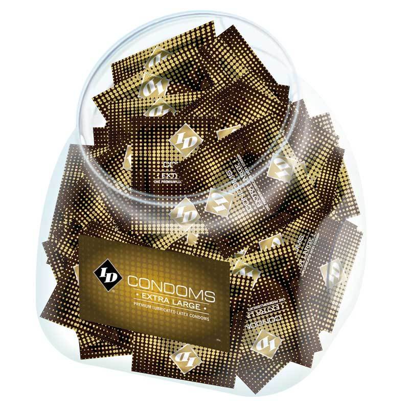 Condoms - Latex & Non Latex ID Extra Large Condom Jar (144/Jar)