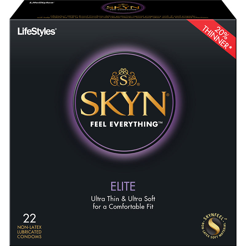 Condoms - Latex & Non Latex LifeStyles SKYN Elite 22pk
