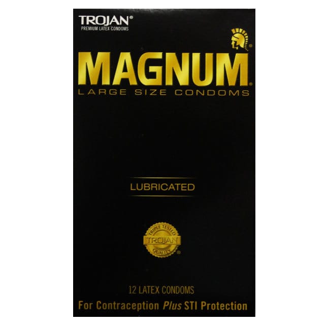 Condoms - Latex & Non Latex Trojan Magnum (12pk)