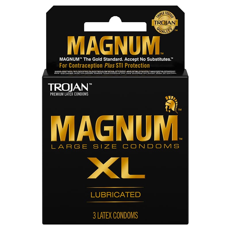 Condoms - Latex & Non Latex Trojan Magnum XL 3pk