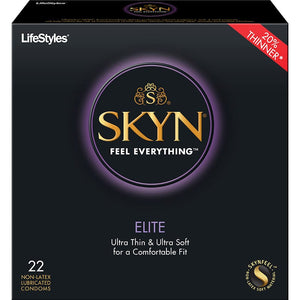 CONDOMS LifeStyles SKYN Elite 22pk