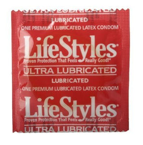 Condoms Lifestyles Ultra-Lubricated Condoms- 100 pack