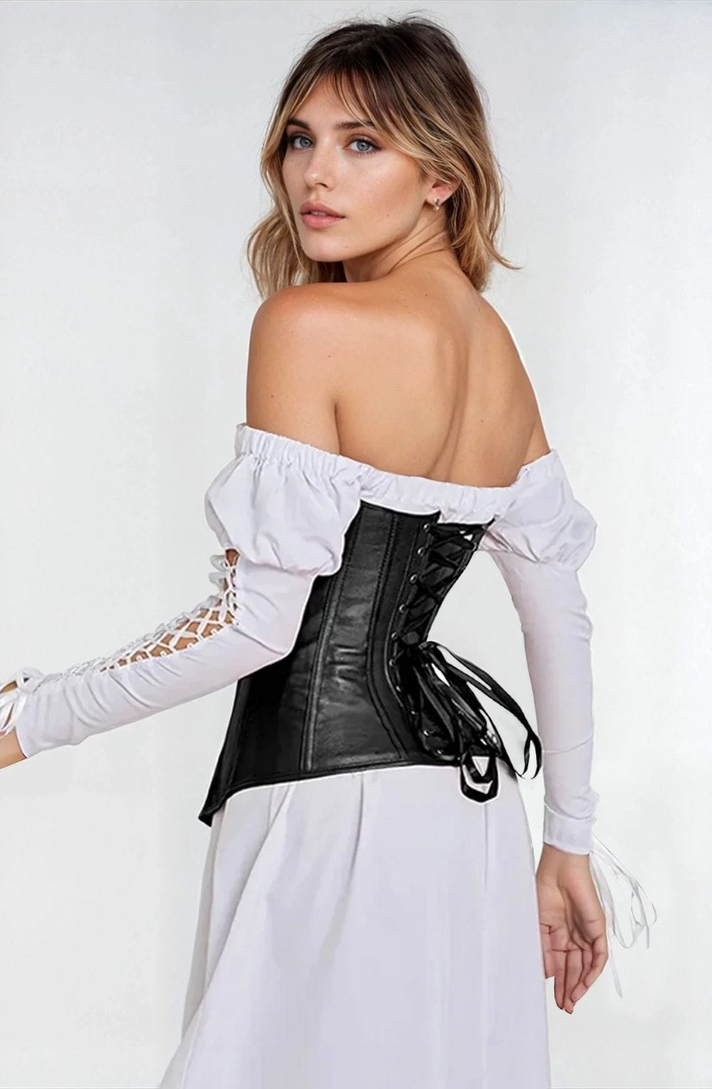 Corsets YesX YX888 Stunning Black Corset Up to 4XL