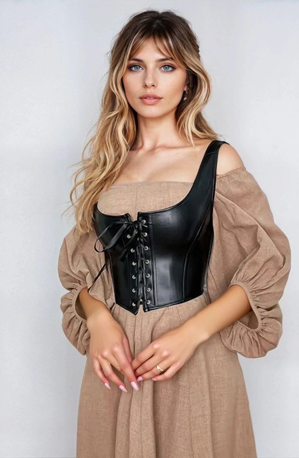 Corsets YesX YX889 Sexy Corset Black Up to 6XL