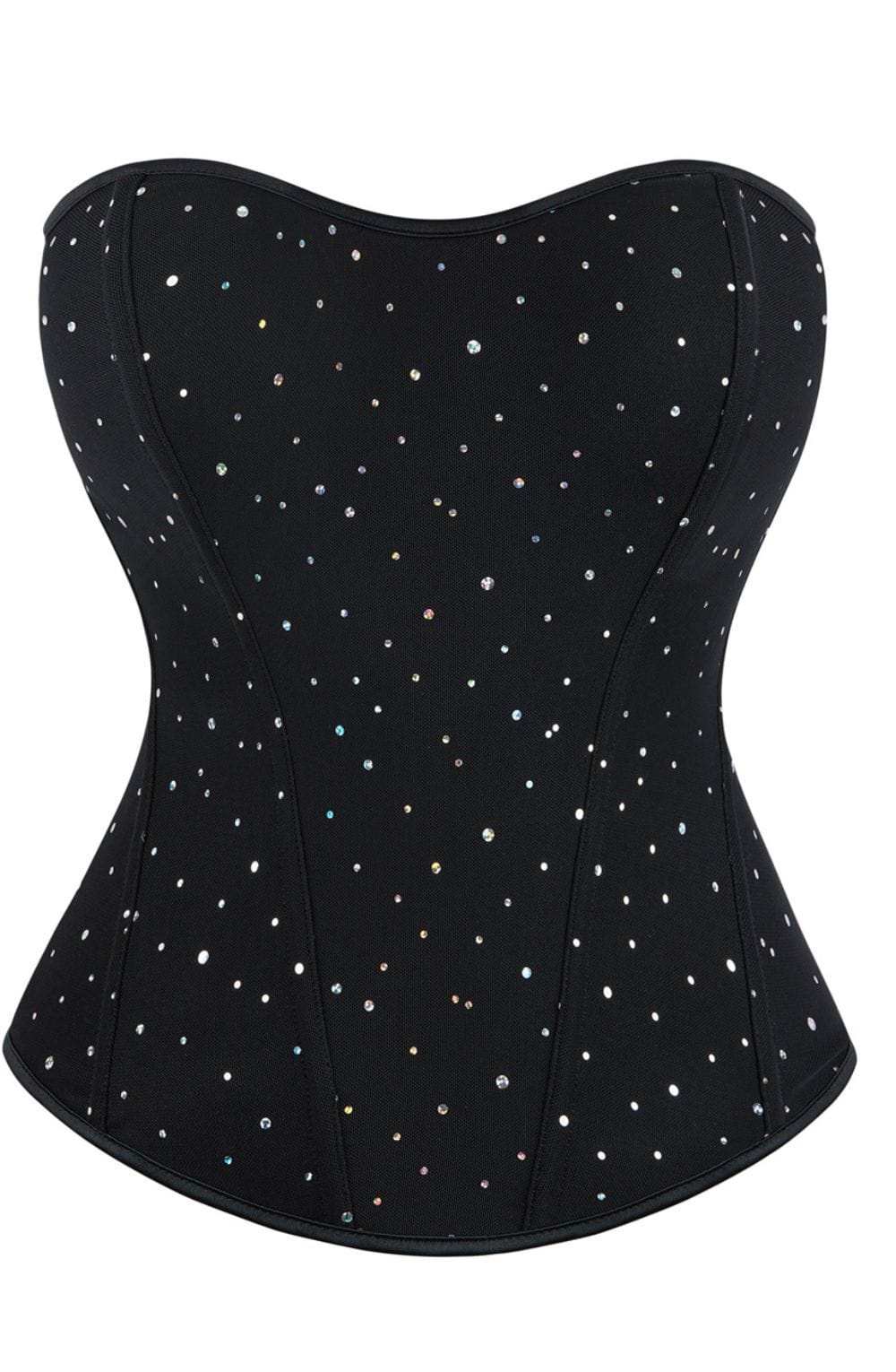 Corsets YesX YX895 Sequin Corset Black