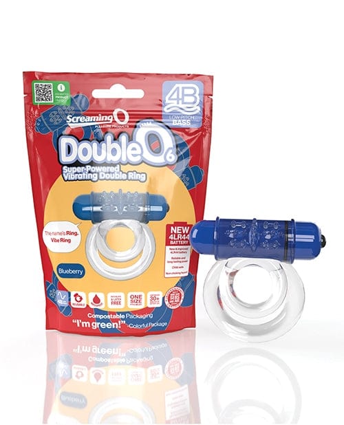Couples Screaming O 4B DoubleO 6 Vibrating Double Ring – Blueberry