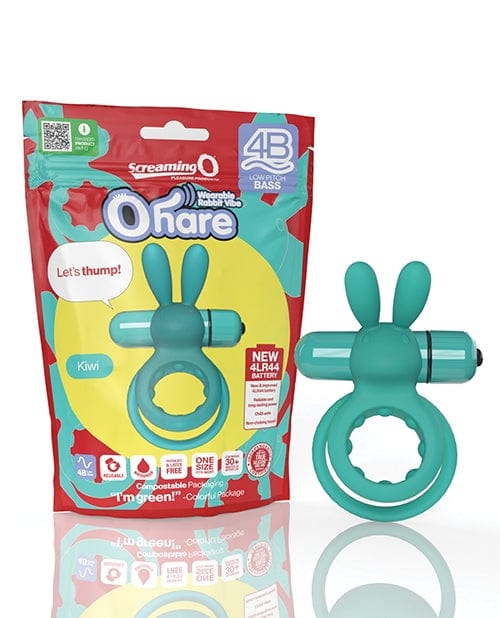 Couples Screaming O 4B Ohare Rabbit-Ear Vibrating Ring – Kiwi