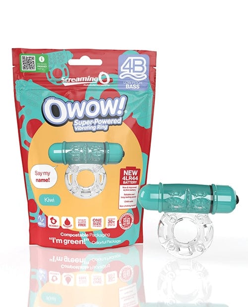 Couples Screaming O 4B OWow Vibrating Cock Ring – Kiwi