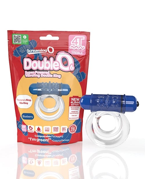 Couples Screaming O 4T DoubleO 6 Vibrating Double Ring – Blueberry