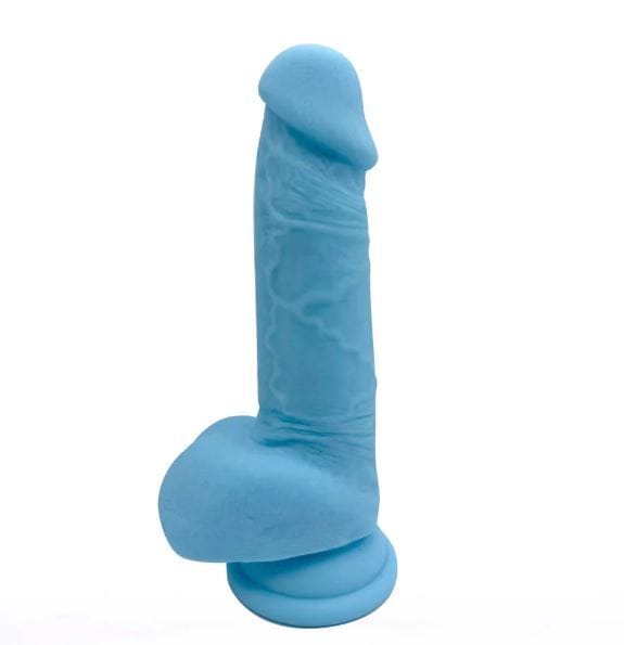 Dildos & Dongs Declan 6.5in liquid silicone dong blue
