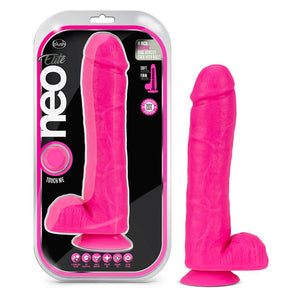 DILDOS & DONGS Neo Elite - 11 Inch Silicone Neon Pink