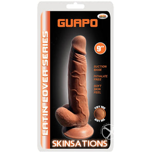 DILDOS & DONGS Skinsations Latin Guapo 9in.