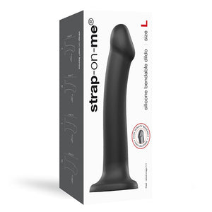 DILDOS & DONGS Strap-On-Me Semi-Real D/D Bend Dild Bk L