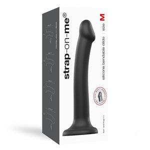 DILDOS & DONGS Strap-On-Me Semi-Real D/D Bend Dild Bk M
