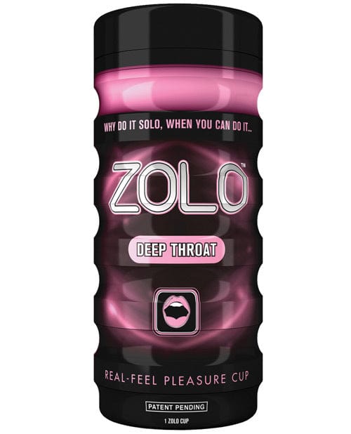 Disposable Masturbators ZOLO Deep Throat Cup Adjustable-Suction Stroker - Pink
