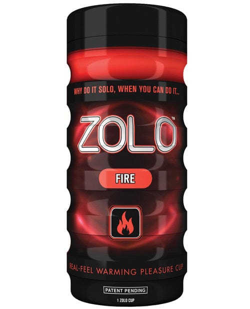 Disposable Masturbators ZOLO Fire Cup Warming Adjustable-Suction Stroker - Red