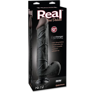 Dongs - Cyberskin or Realistic Feel PD Real Feel Deluxe #12 Black