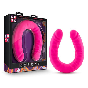 Dongs - Double Dongs Ruse - 18in Sili Slim Double Dong Pink