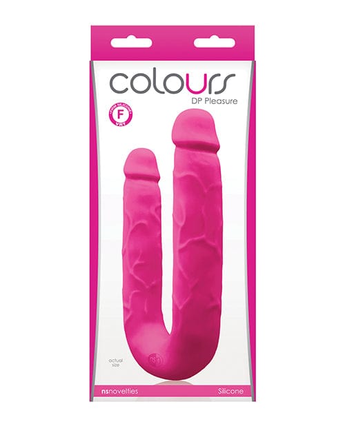 Double Dongs Colours DP Pleasures - Pink