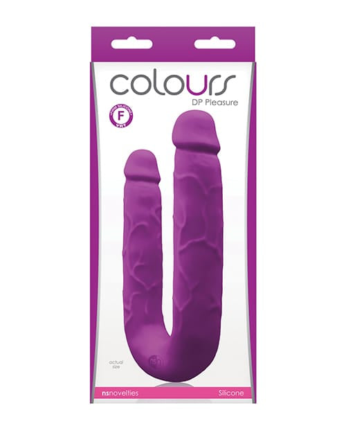 Double Dongs Colours DP Pleasures - Purple