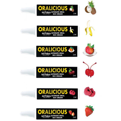 Oralicious Flavored Oral Cream – 144-Piece Retail Display
