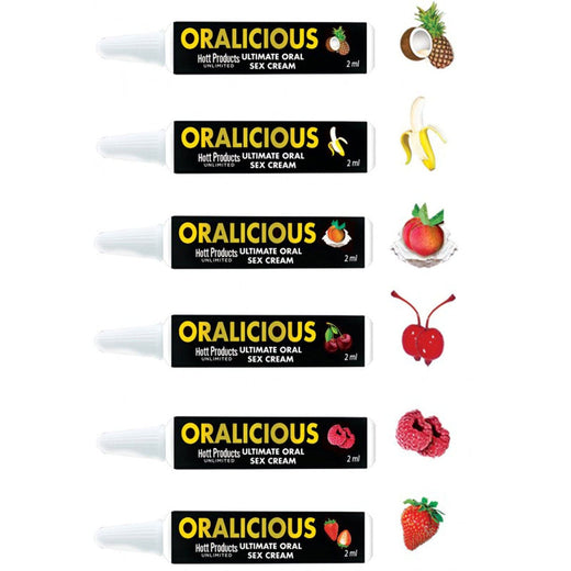 Oralicious Flavored Oral Cream – 144-Piece Retail Display