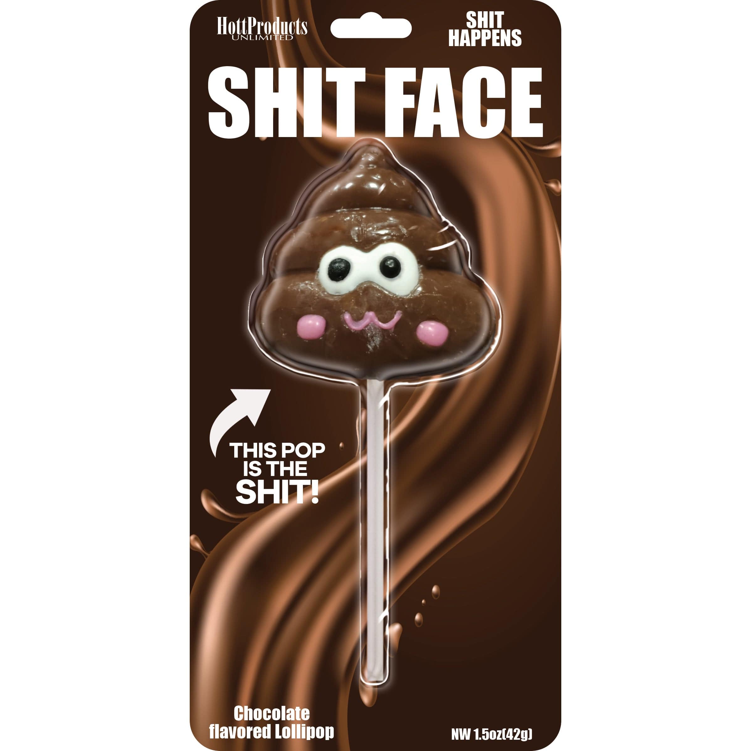 Edibles - Candy Shit Face Chocolate Flavored Poop Pop