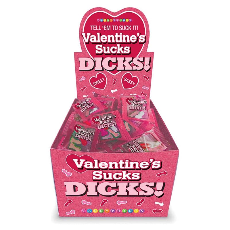 Edibles - Candy Valentine's Sucks Dicks 100-Pack Display