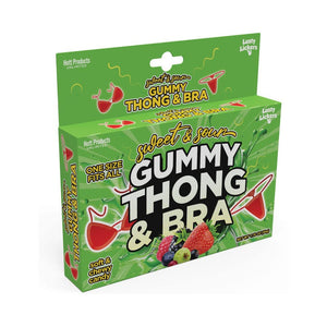 Edibles - Edible Underwear Sweet&Sour Gummy Thong and Bra