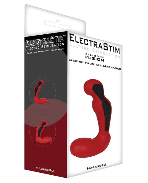 Electro Stim ElectraStim Silicone Fusion Habanero Prostate Massager - Red/Black