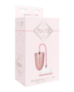 Female Pumps Shots Pumped Automatic Rechargeable Pussy Pump Set - Rose Gold