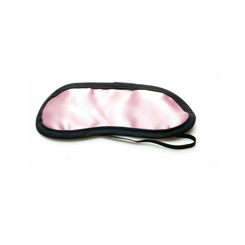 Fetish - Blindfolds Sex Kitten Satin Eye Mask Pnk/Blk Trim