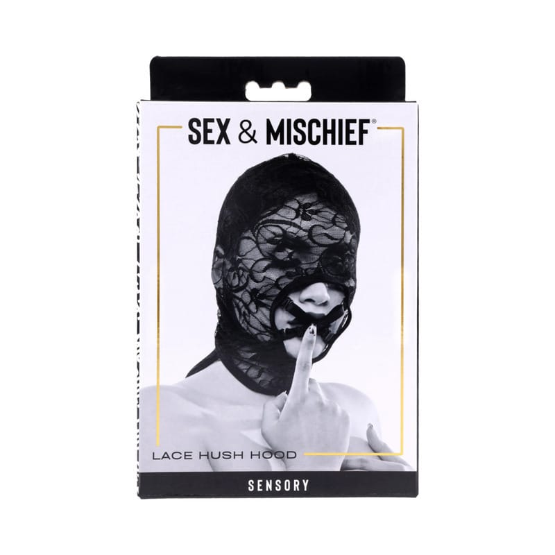 Fetish - Masks SS S&M Lace Hush Hood