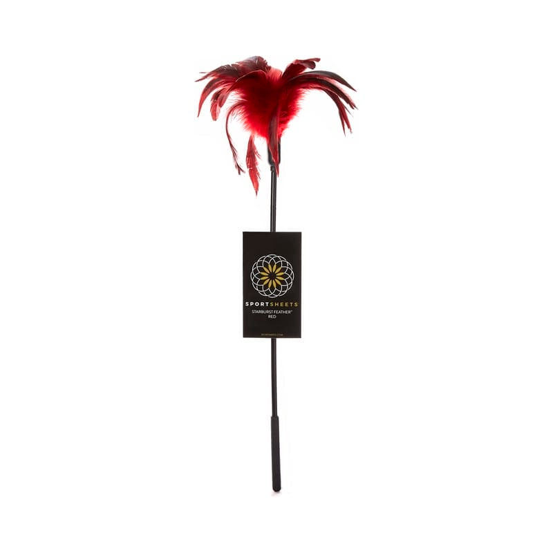 Fetish - Ticklers Sportsheets Starburst Tickler Red