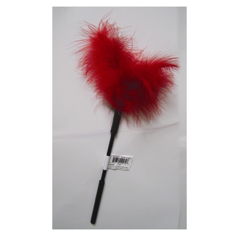 Fetish - Ticklers SS S&M Feather Tickler Red