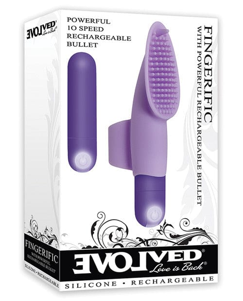 Evolved Fingerific Rechargeable Finger Vibrator – Purple