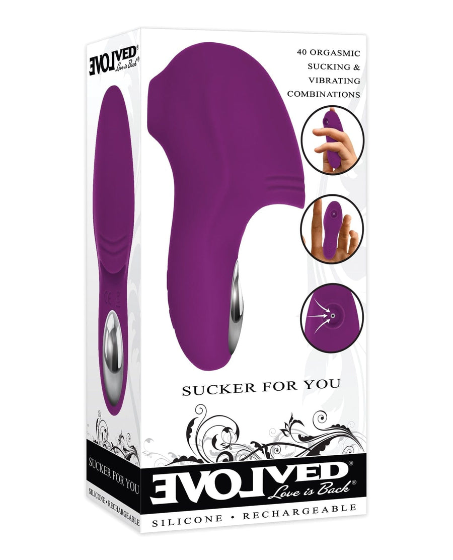 Finger Evolved Sucker For You Finger Vibe - Purple