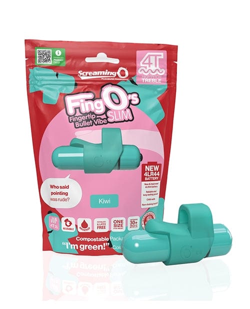 Finger Screaming O 4T FingO Slim Finger Vibrator - Kiwi
