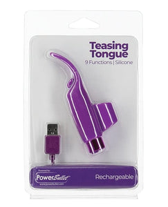 Finger Teasing Tongue - 9 Functions Purple