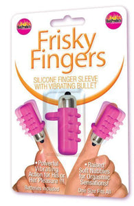 Finger vibrators Frisky fingers silicone sleeve purple