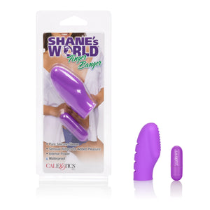 Finger Vibrators Shane's World Finger Banger Rechargeable Purple