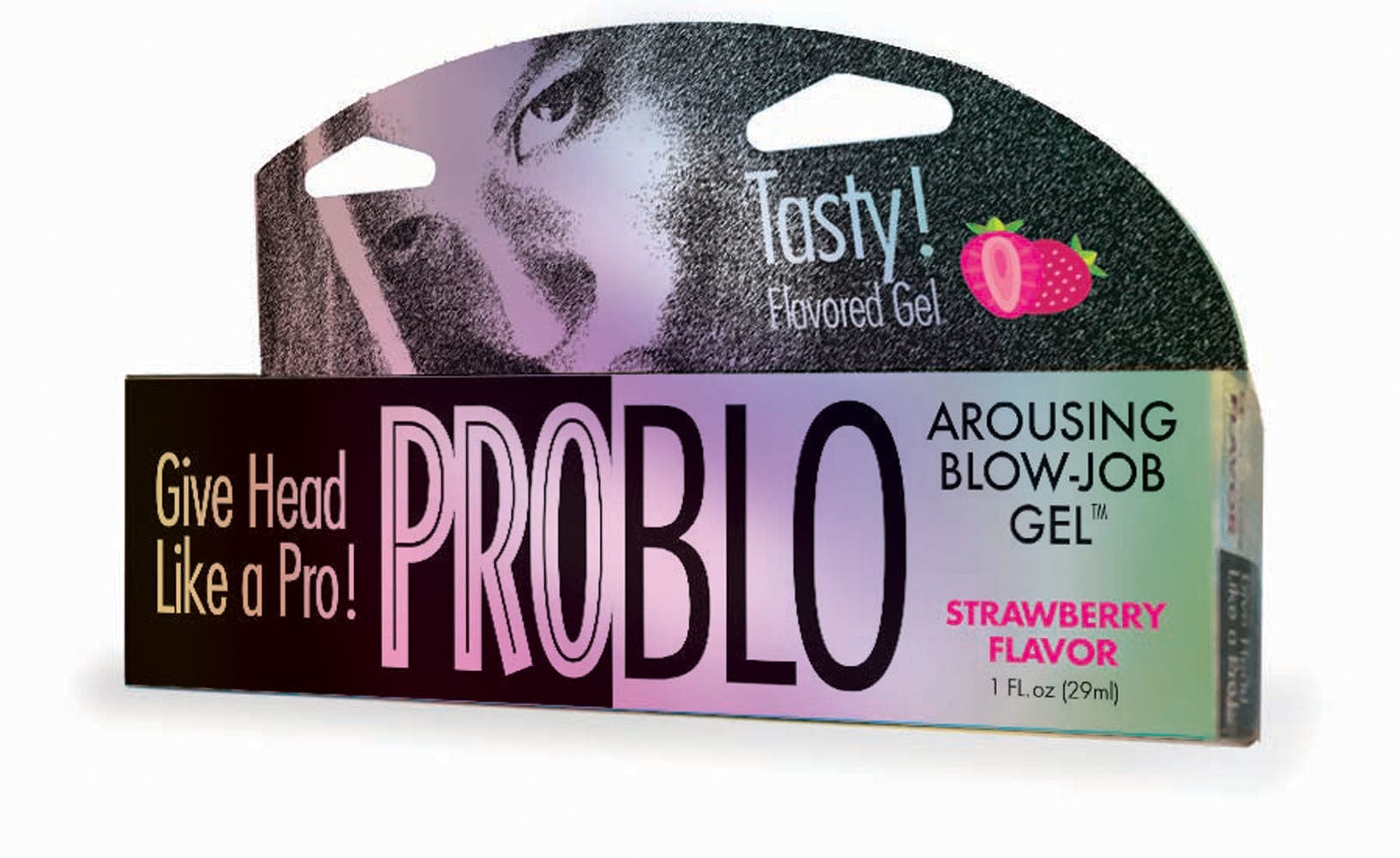 Flavored Problo Arousing Blow-Job Gel - Strawberry - 1.5 Fl. Oz.