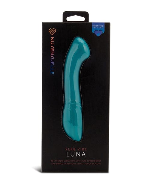 G-Spot Nu Sensuelle Luna Velvet Touch Vibe - Emerald Green