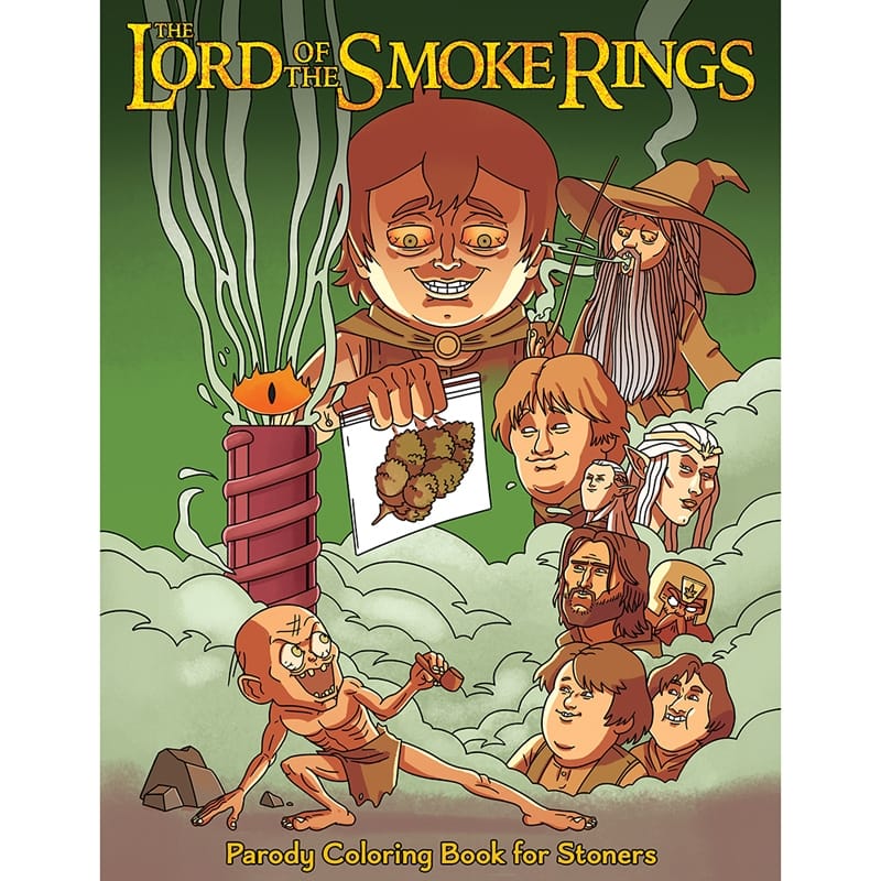 Games - Adult Party Games The Lord of the Smoke Rings Coloring Boo