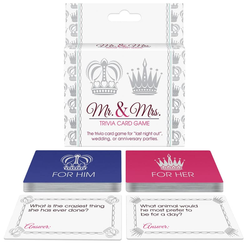 Games - Couples Mr. and Mrs. Trivia Card Game