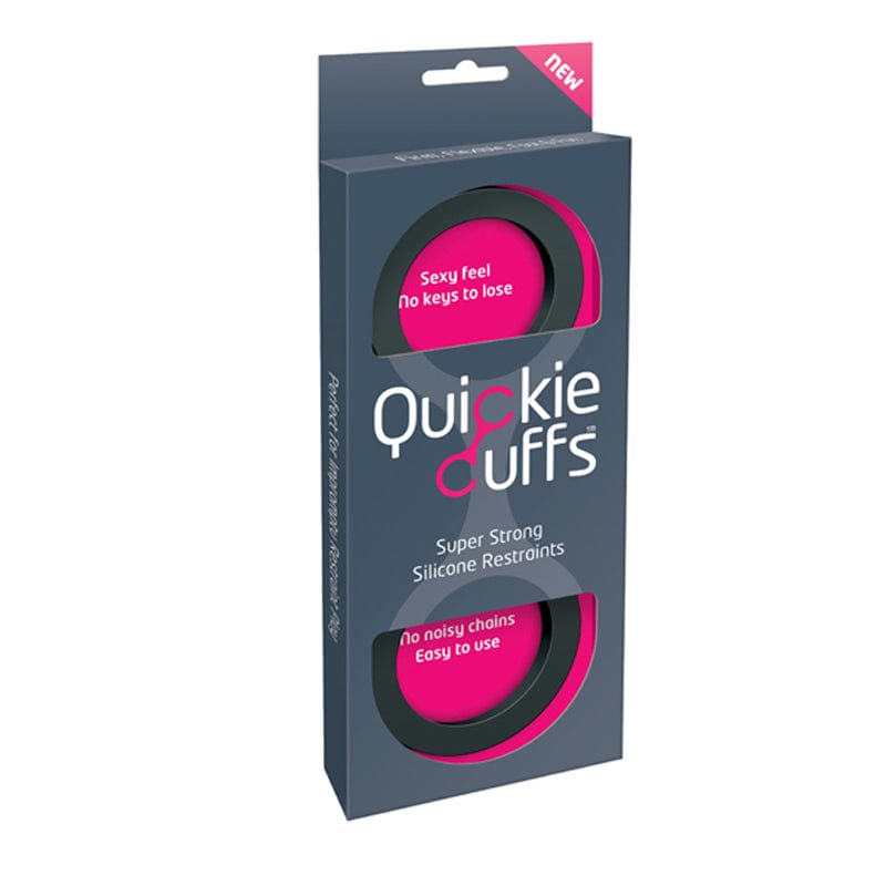 Hand or Wrist Cuffs Quickie Cuffs Medium – Black Keyless Silicone Wrist Restraints