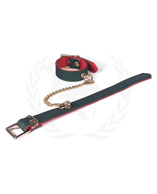 Hand or Wrist Cuffs Spartacus Beginner PU Wrist Cuffs – Green & Red