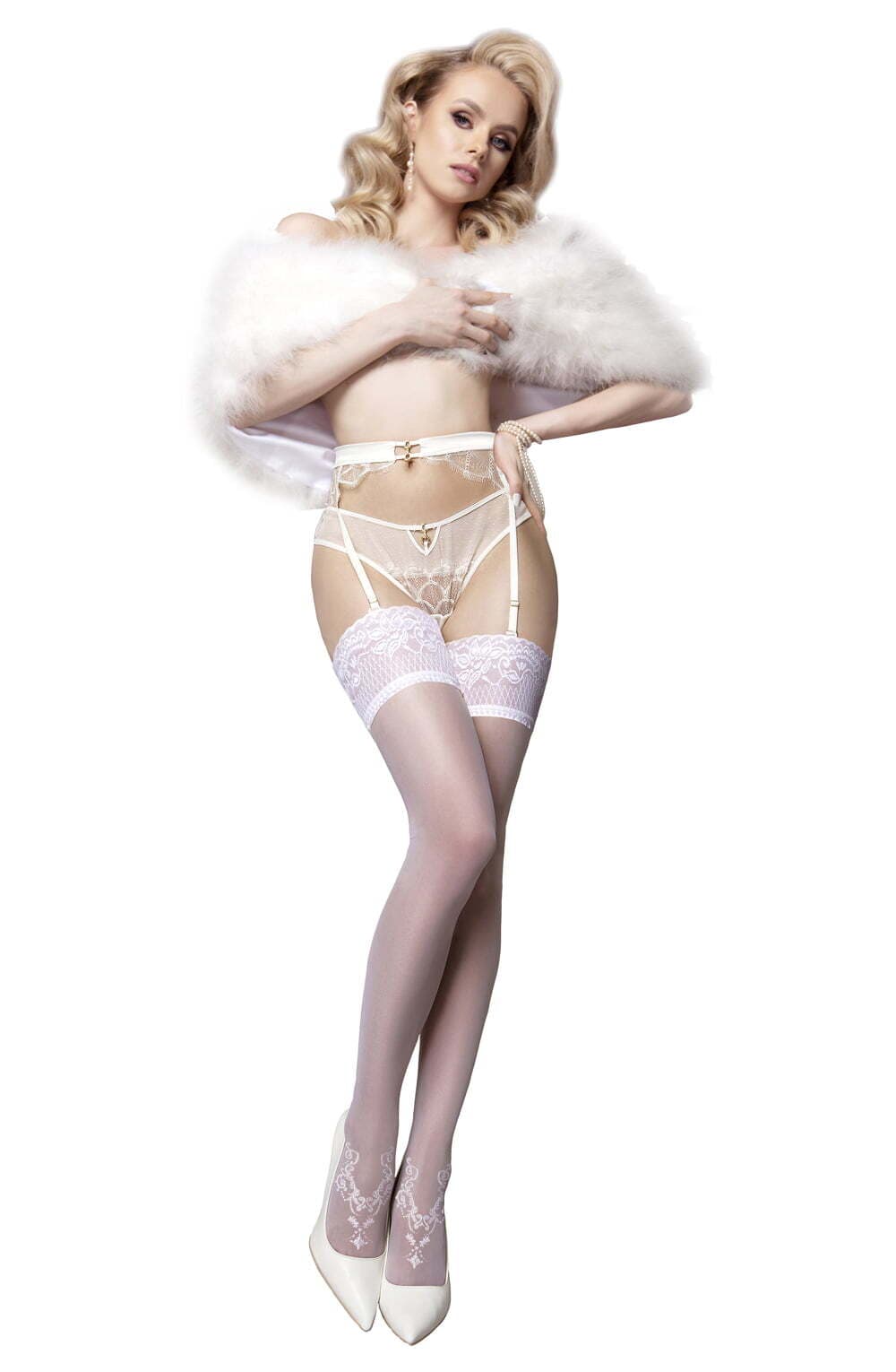 Hold Ups Ballerina 588 White Hold Ups
