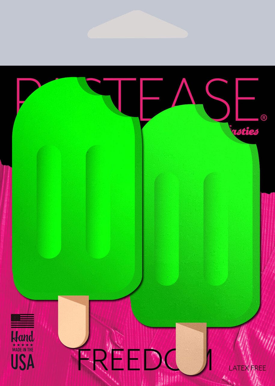 Holiday Items Pastease Lime Green Ice Pop Pasties – Waterproof