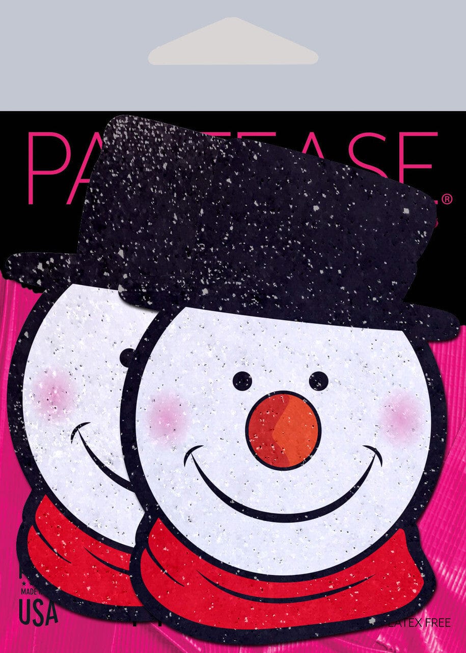 Holiday Items Pastease Snowman Pasties – White Holiday Design